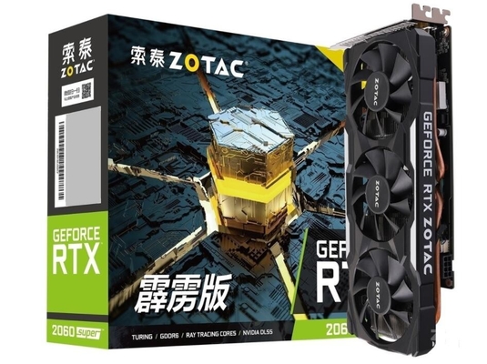 ZOTAC RTX 2060년 최고 GPU 광부 그래픽 카드 8GB GDDR6 다이렉트 엑스 12